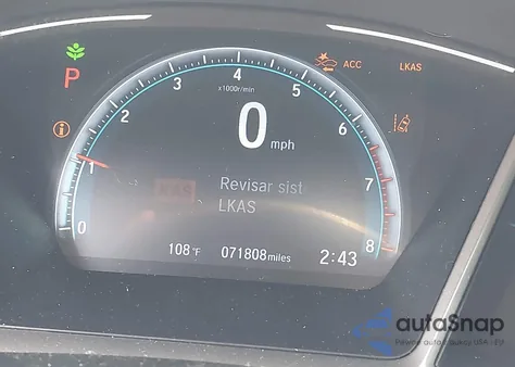 2020 Honda Civic Ex z USA, uszkodzony, nr VIN 19XFC1F37LE201155